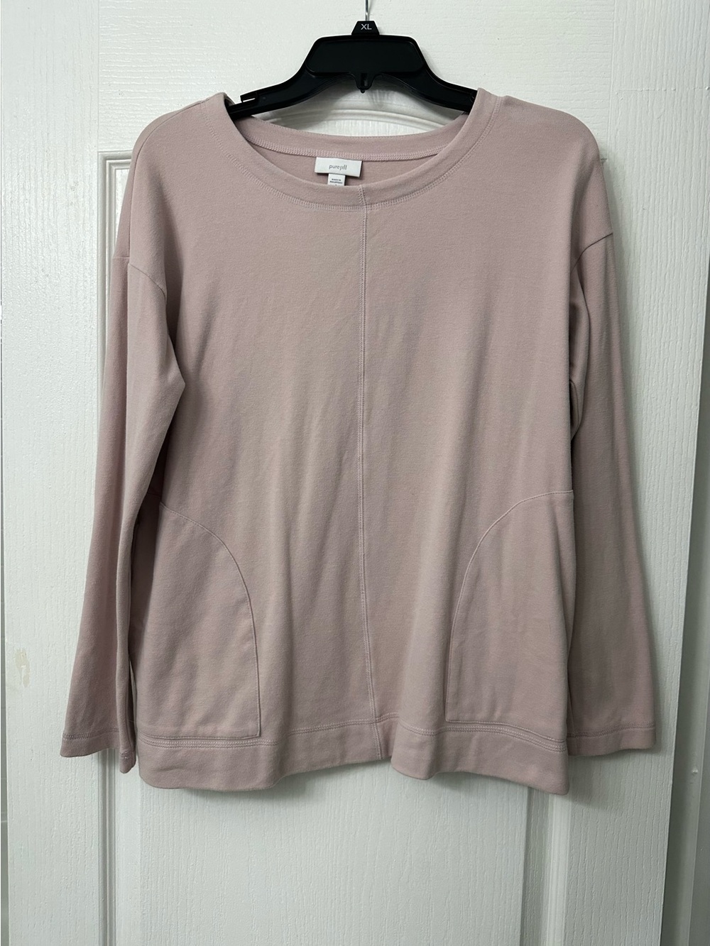 J. Jill Relaxed Pullover Sweatshirt in Dusty Rose